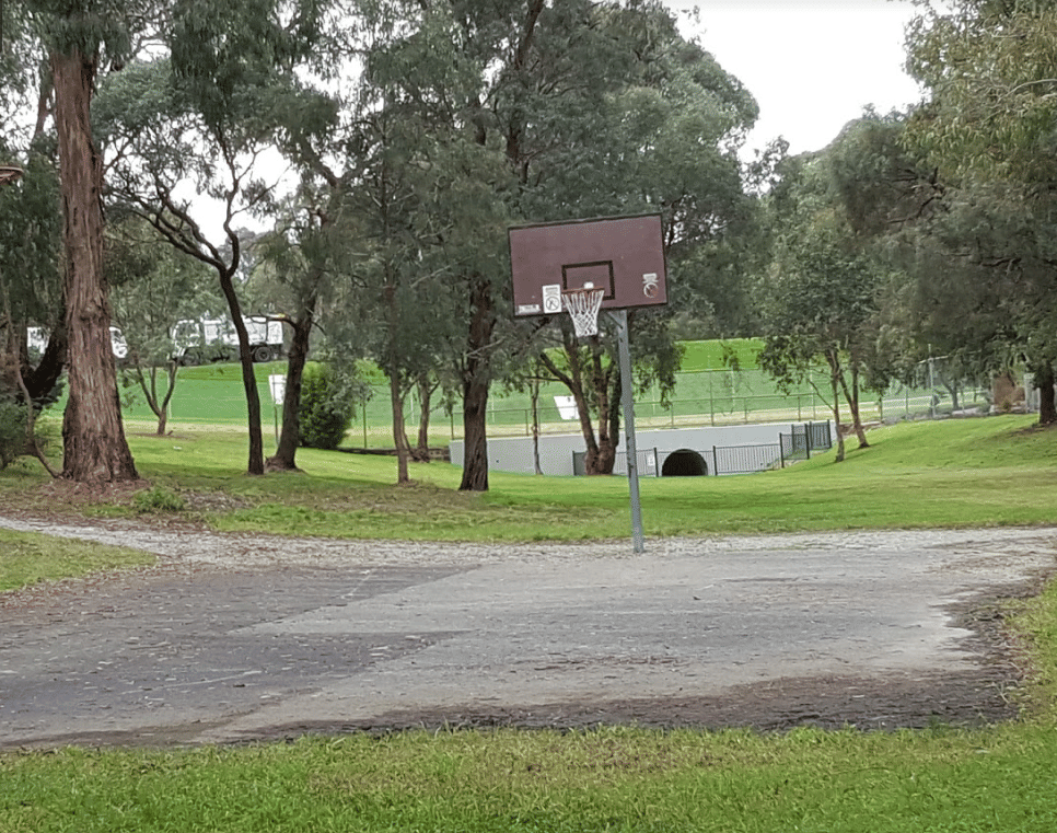 Basketball practice court
