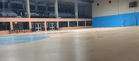 Indoor basketball stadium