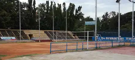 Mayor Radhakrishnan stadium Volley ball courts