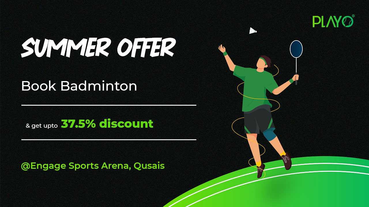 Engage Sports Arena : Summer Offer - Upto 37.5% Off