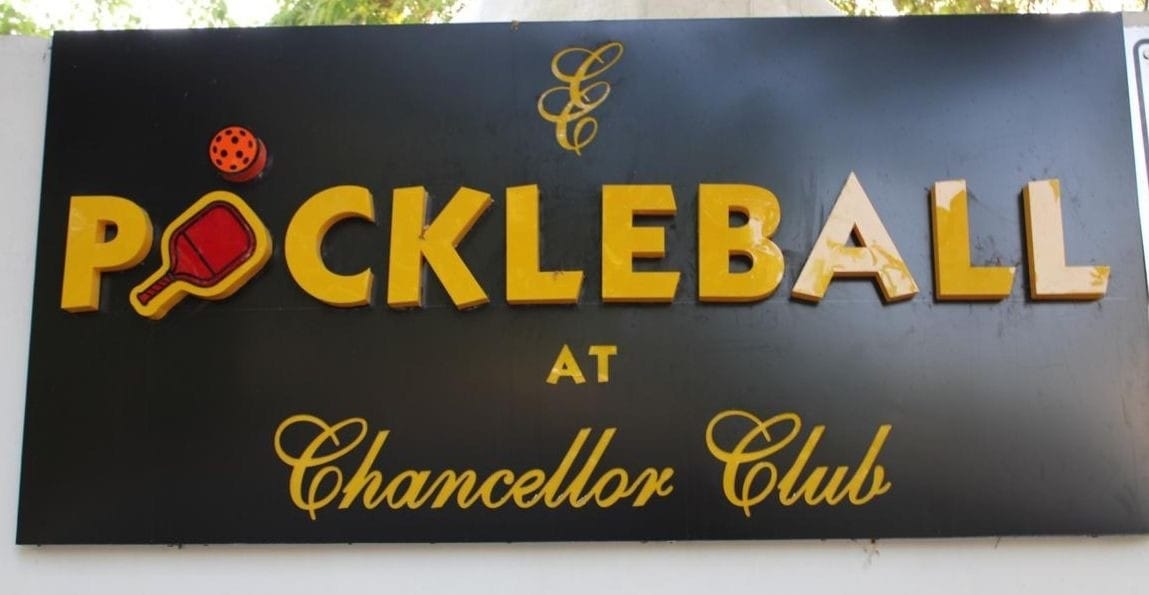 Pickle Ball at Chancellor Club