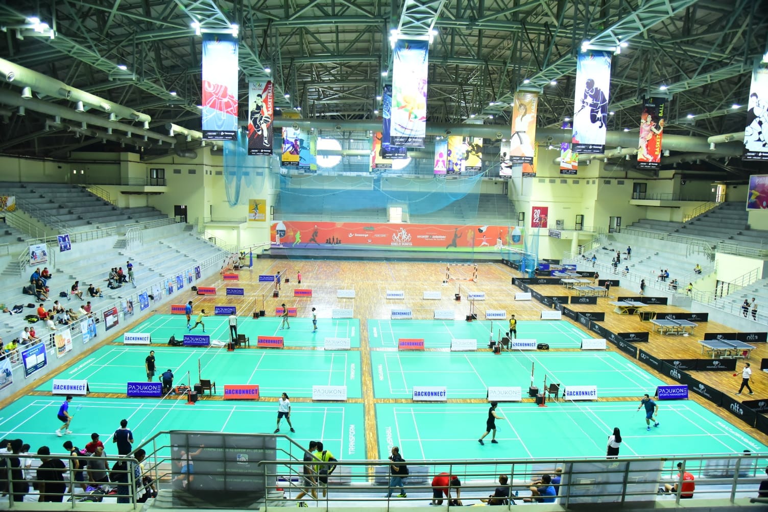 Rackonnect Badminton Arena - Noida Indoor Stadium
