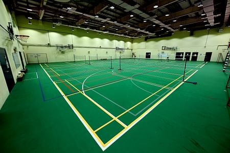 Shuttlezone Badminton Arena @Deira International School