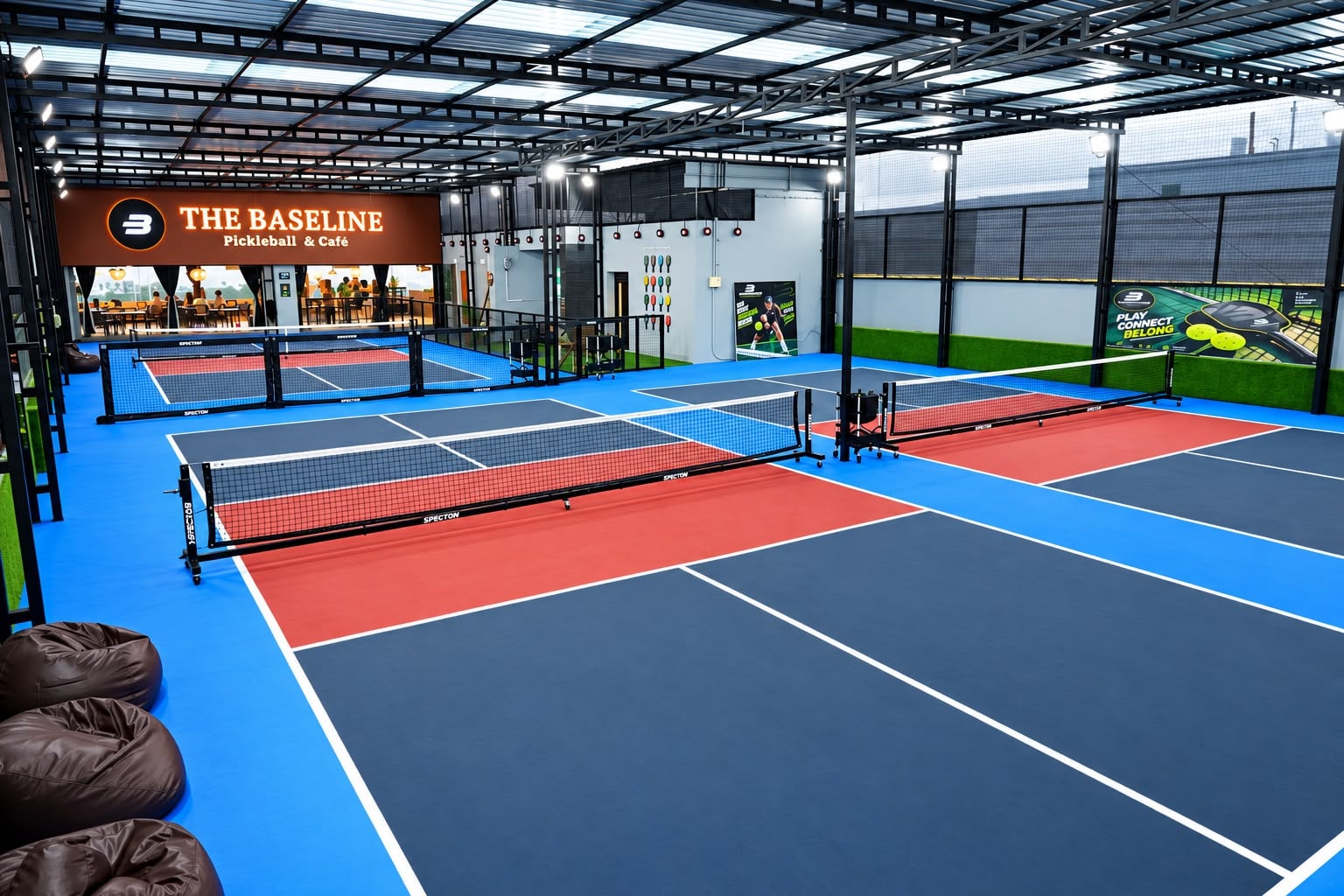 The Baseline Indoor Pickleball and Cafe