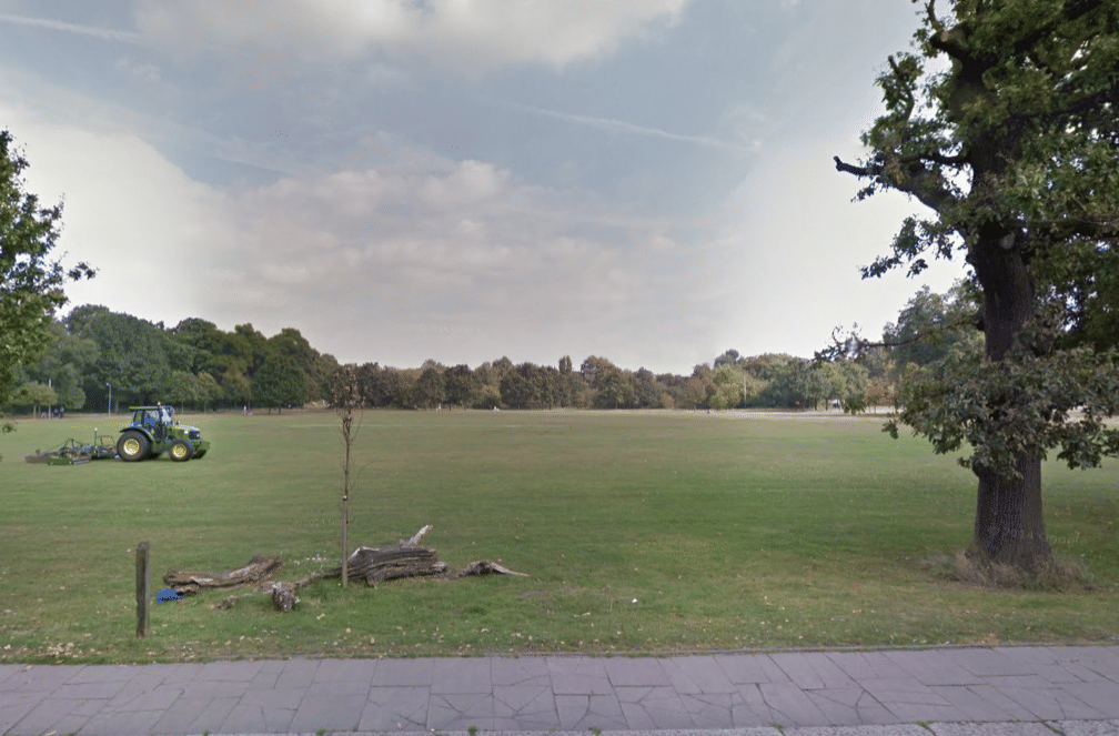 Tooting Bec Common Cricket Pitch