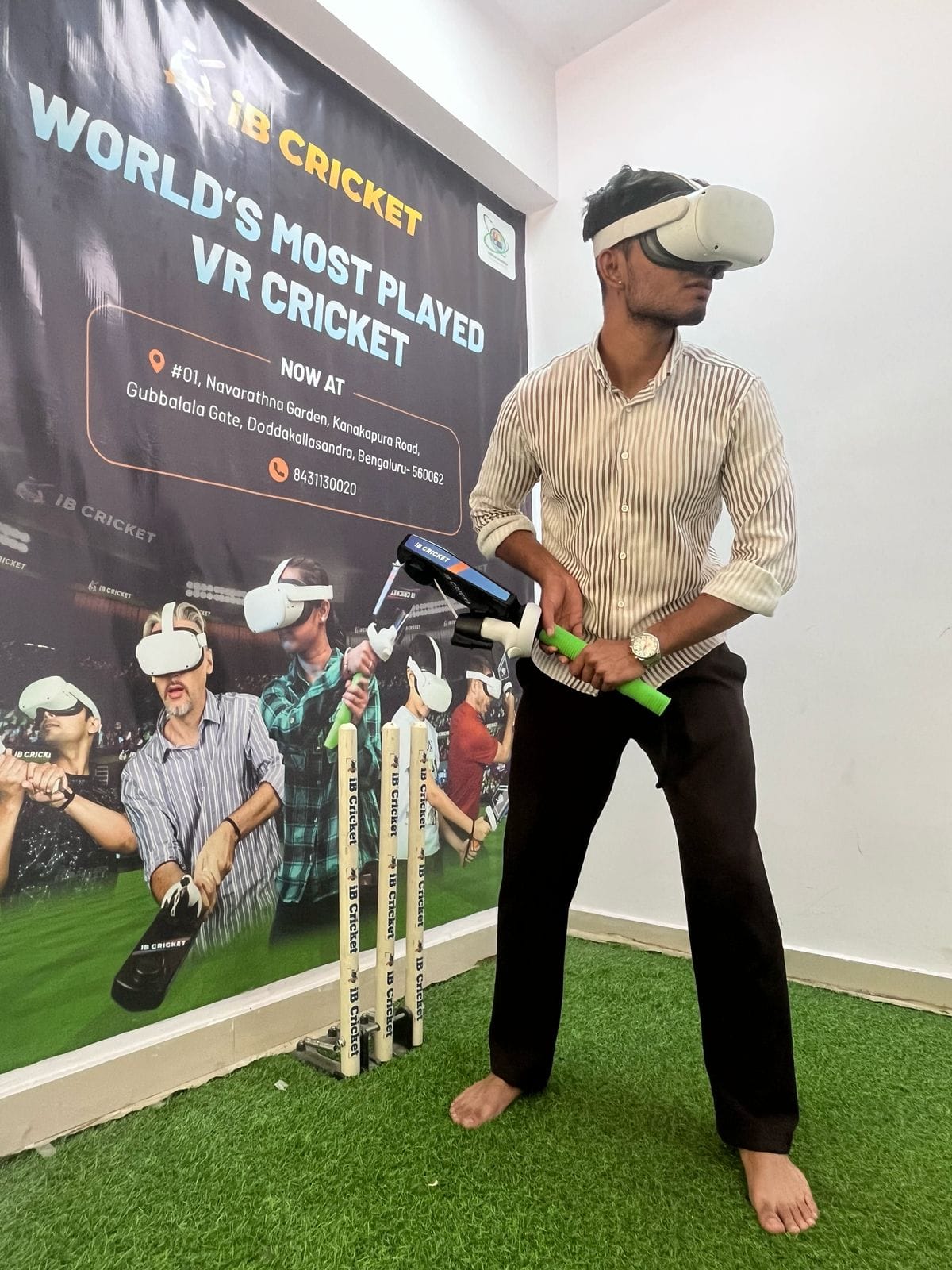 Virtual Cricket Play Arena