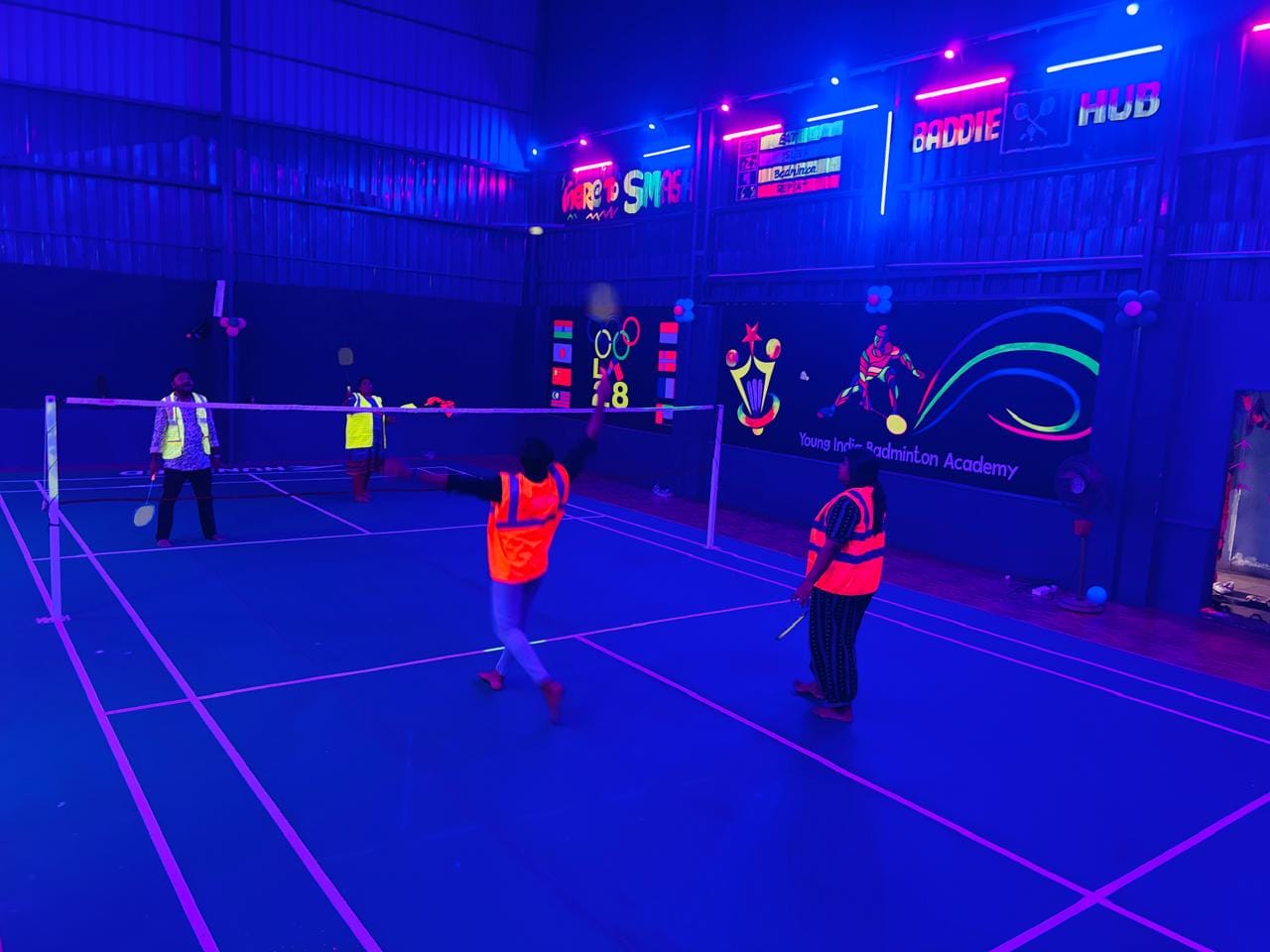 Young India Badminton Court (Neon)