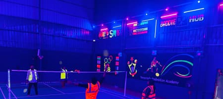 Young India Badminton Court (Neon)